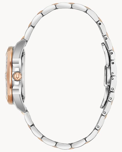 Bulova Marine Star Women s Diamond Crystal Stainless Watch Bulova